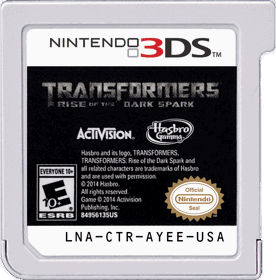 Transformers: Rise of the Dark Spark - Cart - Front