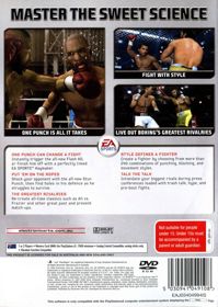 Fight Night Round 3 - Box - Back
