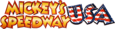 Mickey's Speedway USA - Clear Logo Image