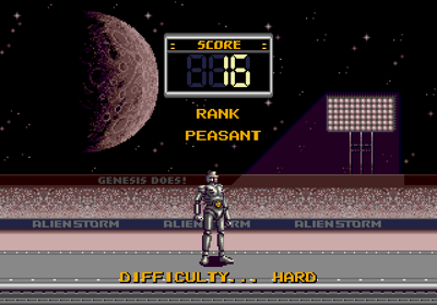 Alien Storm - Screenshot - High Scores