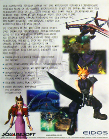 Final Fantasy VII - Box - Back