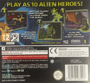 Ben 10: Alien Force: Vilgax Attacks - Box - Back