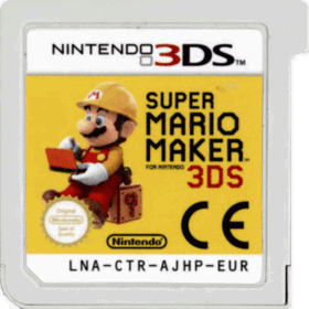 Super Mario Maker for Nintendo 3DS - Cart - Front Image