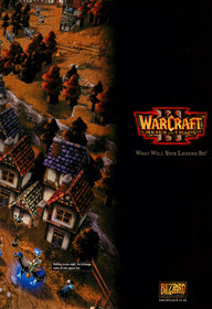 Warcraft III: Reign of Chaos - Advertisement Flyer - Front