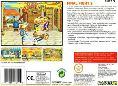 Final Fight 2 - Box - Back