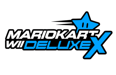 Mario Kart Wii Deluxe X - Clear Logo