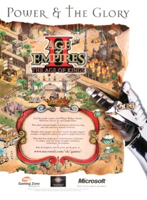 Age of Empires II: The Age of Kings - Advertisement Flyer - Front