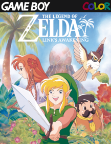 The Legend of Zelda: Link's Awakening DX - Fanart - Box - Front