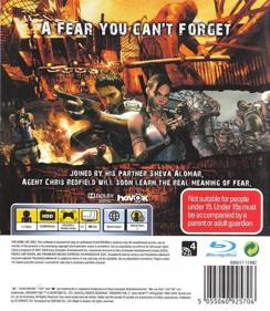 Resident Evil 5 - Box - Back