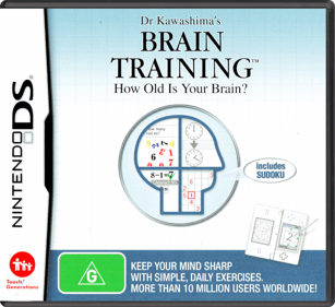 Brain Age: Train Your Brain in Minutes a Day! - Box - Front - Reconstructed
