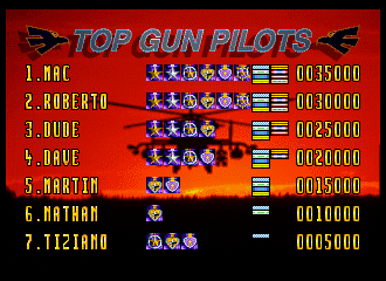 Thunderstrike 2 - Screenshot - High Scores