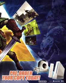 The Legend of Zelda: Twilight Princess - Advertisement Flyer - Front