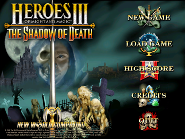 Heroes of Might and Magic III: The Shadow of Death - Screenshot - Game Select