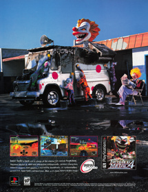 Twisted Metal 4 - Advertisement Flyer - Front