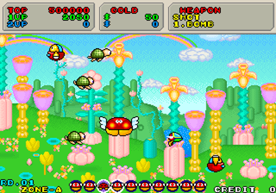 Fantasy Zone II: The Tears of Opa-Opa (System 16C Version) - Screenshot - Gameplay Image