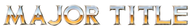 Major Title - Clear Logo