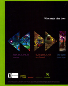 Blinx: The Time Sweeper - Advertisement Flyer - Front