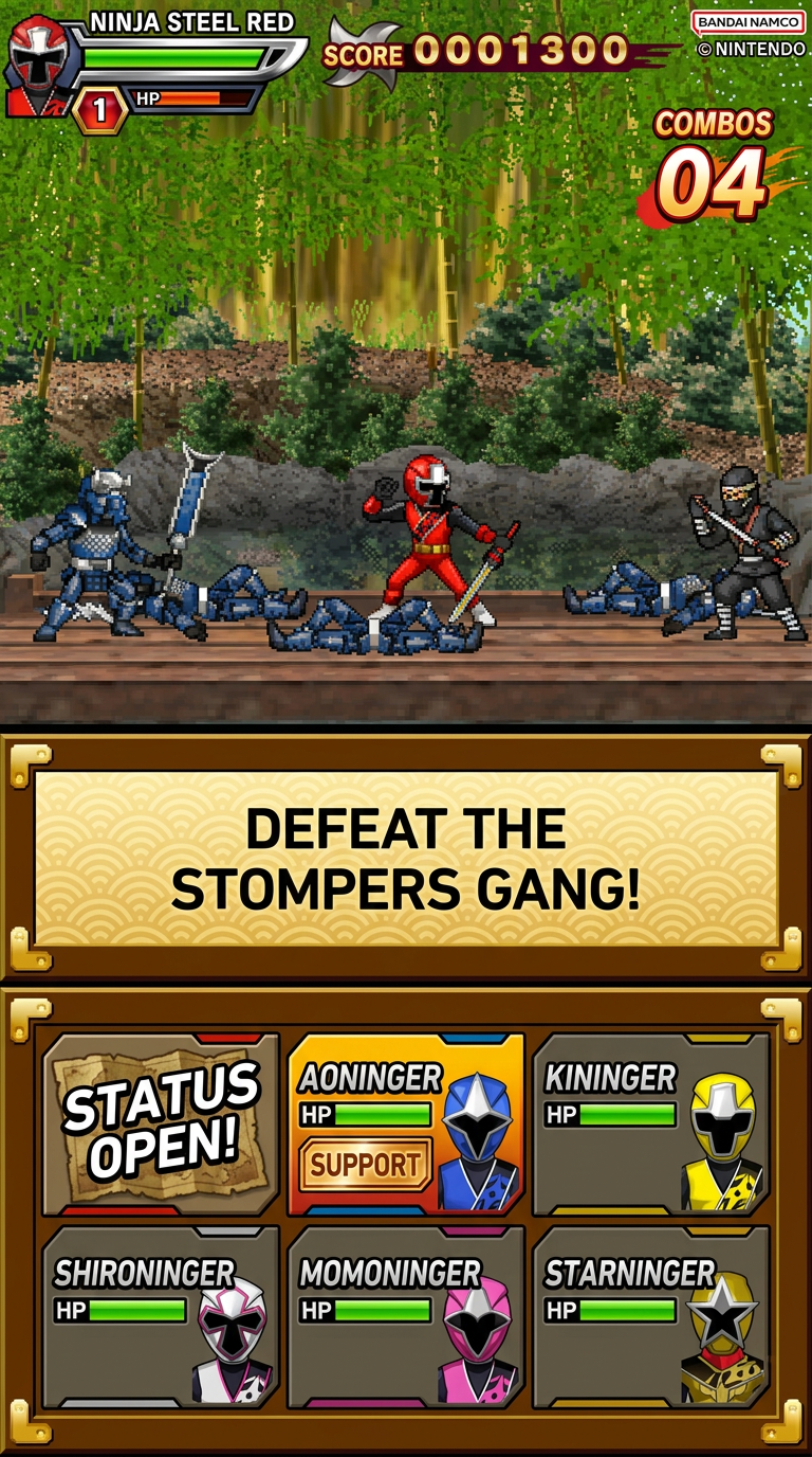 Shuriken Sentai Ninninger: Game de Wasshoi!!