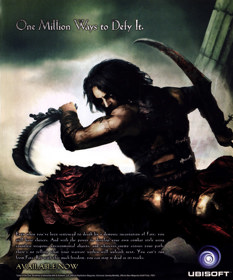 Prince of Persia: Warrior Within - Advertisement Flyer - Front