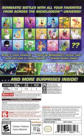 Nickelodeon All-Star Brawl - Box - Back