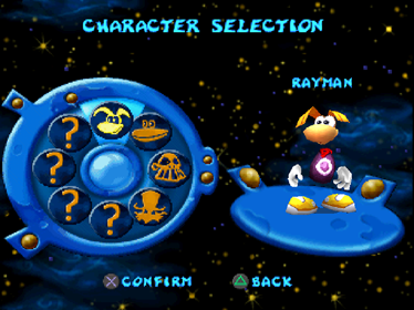 Rayman Rush - Screenshot - Game Select