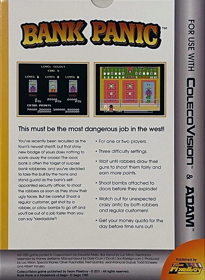Bank Panic - Box - Back