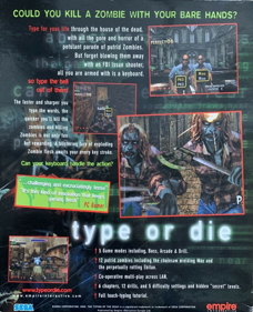 The Typing of the Dead - Box - Back