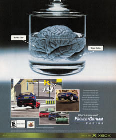 Project Gotham Racing - Advertisement Flyer - Front