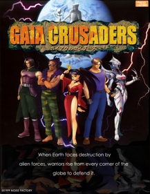 Gaia Crusaders - Advertisement Flyer - Front