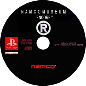 Namco Museum Encore - Fanart - Disc
