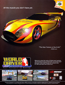 World Driver Championship - Advertisement Flyer - Front