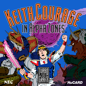 Keith Courage in Alpha Zones - Box - Front