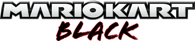 Mario Kart Black - Clear Logo