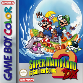 Super Mario Land 2: 6 Golden Coins DX - Fanart - Box - Front