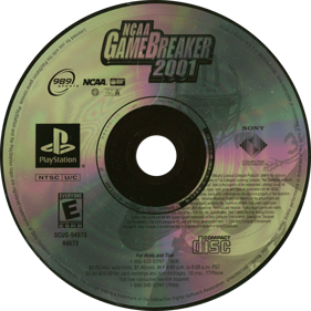 NCAA GameBreaker 2001 - Disc Image