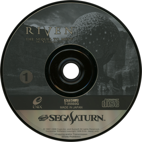 Riven : The Sequel To Myst Sur Sega Saturn - Disc 3-4 - Version PAL (Bon état, Sans Notice)