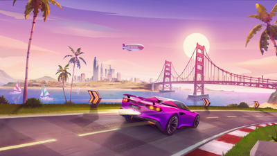 Horizon Chase 2 - Fanart - Background