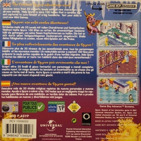 Spyro: Season of Ice - Box - Back