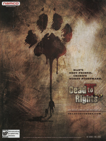 Dead to Rights II - Advertisement Flyer - Front
