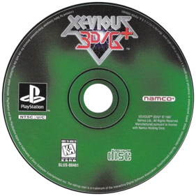 Xevious 3D/G+ - Disc Image