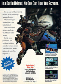 Sentinel Worlds I: Future Magic - Advertisement Flyer - Front