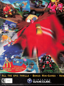 Sonic Adventure DX: Director's Cut - Advertisement Flyer - Front