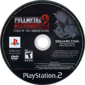 Fullmetal Alchemist 2: Curse of the Crimson Elixir - Disc