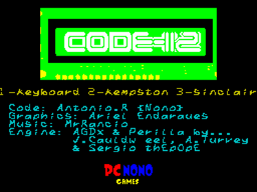 CODE-112 - Screenshot - Game Select