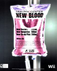 Trauma Center: New Blood - Advertisement Flyer - Front