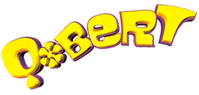 Q*bert - Clear Logo