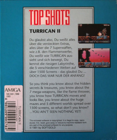 Turrican II: The Final Fight - Box - Back