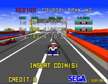 Virtua Racing - Screenshot - High Scores