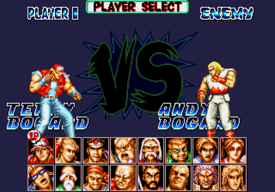 Fatal Fury Special - Screenshot - Game Select