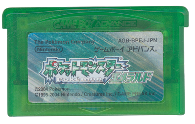Pokémon Emerald Version - Cart - Front
